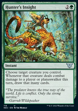 Hunter's Insight - Commander: Kamigawa: Neon Dynasty (Uncommon) [NEC-119]