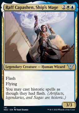 Raff Capashen, Ship's Mage - Commander: Kamigawa: Neon Dynasty (Uncommon) [NEC-141]