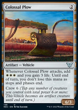 Colossal Plow - Commander: Kamigawa: Neon Dynasty (Uncommon) [NEC-148]