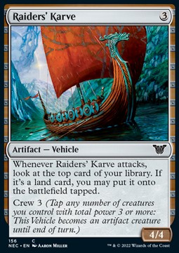 Raiders' Karve - Commander: Kamigawa: Neon Dynasty (Common) [NEC-156]