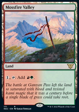 Mossfire Valley - Commander: Kamigawa: Neon Dynasty (Rare) [NEC-171]