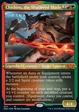 Chishiro, the Shattered Blade (V.3) - Commander: Kamigawa: Neon Dynasty (Special) [NEC-77]