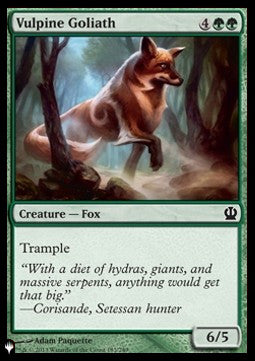 Vulpine Goliath - The List (Common) [ZNL-183]