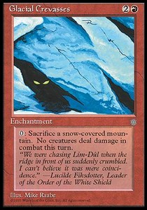 Glacial Crevasses - Ice Age (Rare)