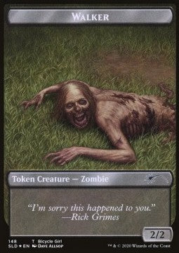 Walker Token (B 2/2) // Treasure Token (V.1) - Secret Lair Drop Series (Token) [SLD-148/153]
