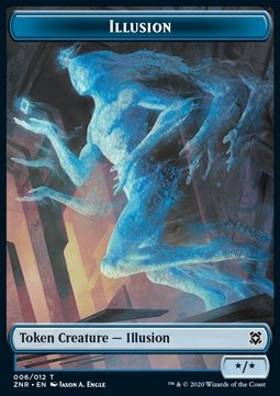 Illusion Token (U 1/1) // Clue Token - Magic the Gathering Products (Token) [MTGP-T 6/16]