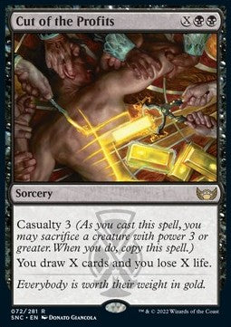 Cut of the Profits - Streets of New Capenna (Rare) [SNC-72]