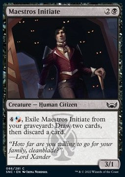 Maestros Initiate - Streets of New Capenna (Common) [SNC-86]