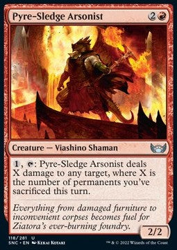 Pyre-Sledge Arsonist - Streets of New Capenna (Uncommon) [SNC-118]