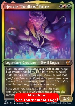 Henzie "Toolbox" Torre (V.2) - Commander: Streets of New Capenna: Extras (Special) [XNCC-187]