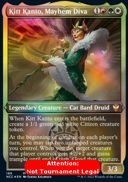 Kitt Kanto, Mayhem Diva (V.2) - Commander: Streets of New Capenna: Extras (Special) [XNCC-189]