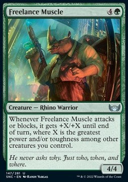 Freelance Muscle - Streets of New Capenna (Uncommon) [SNC-147]