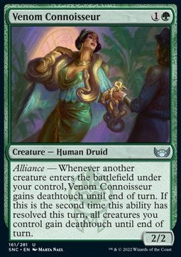 Venom Connoisseur - Streets of New Capenna (Uncommon) [SNC-161]