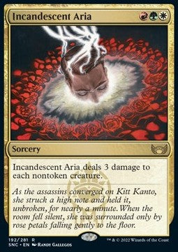 Incandescent Aria - Streets of New Capenna (Rare) [SNC-192]