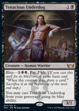 Tenacious Underdog - Streets of New Capenna (Rare) [SNC-97]