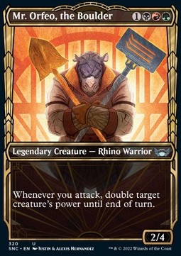 Mr. Orfeo, the Boulder (V.1) - Streets of New Capenna: Extras (Uncommon) [XSNC-320]