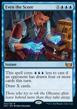 Even the Score - Streets of New Capenna (Mythic) [SNC-42]