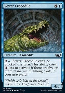 Sewer Crocodile - Streets of New Capenna (Common) [SNC-60]