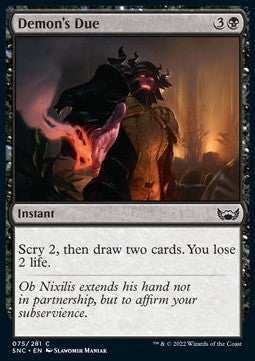 Demon's Due - Streets of New Capenna (Common) [SNC-75]