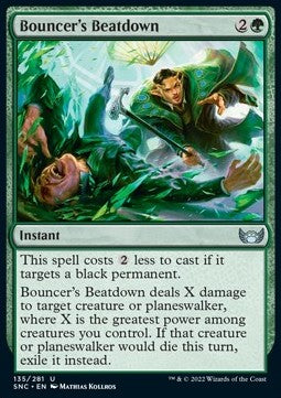 Bouncer's Beatdown - Streets of New Capenna (Uncommon) [SNC-135]