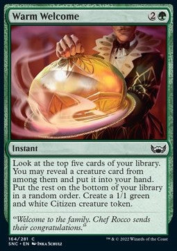 Warm Welcome - Streets of New Capenna (Common) [SNC-164]