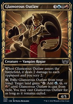 Glamorous Outlaw (V.1) - Streets of New Capenna: Extras (Common) [XSNC-309]