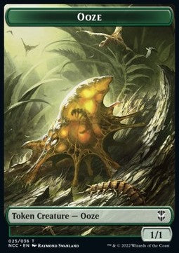 Ooze Token (Green 1/1) // Treasure Token - Commander: Streets of New Capenna: Extras (Token) [XNCC-T 25/15]