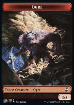 Ogre Token (R 3/3) // Insect Token (G 1/1) - Commander: Streets of New Capenna: Extras (Token) [XNCC-T 20/24]