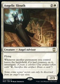 Angelic Sleuth - Commander: Streets of New Capenna (Rare) [NCC-12]