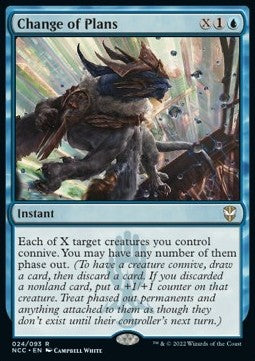 Change of Plans - Commander: Streets of New Capenna (Rare) [NCC-24]