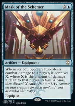 Mask of the Schemer - Commander: Streets of New Capenna (Rare) [NCC-28]