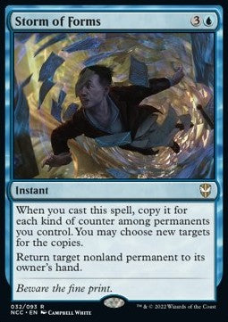 Storm of Forms - Commander: Streets of New Capenna (Rare) [NCC-32]