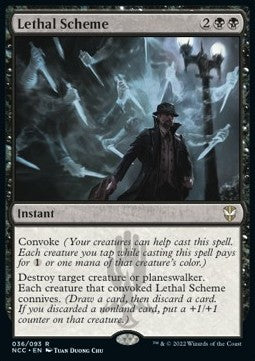 Lethal Scheme - Commander: Streets of New Capenna (Rare) [NCC-36]