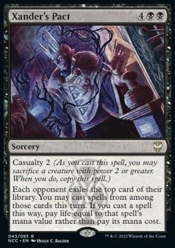 Xander's Pact - Commander: Streets of New Capenna (Rare) [NCC-43]