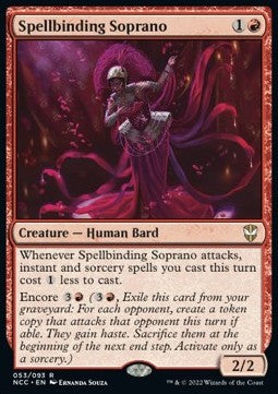 Spellbinding Soprano - Commander: Streets of New Capenna (Rare) [NCC-53]