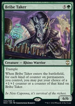 Bribe Taker - Commander: Streets of New Capenna (Rare) [NCC-55]