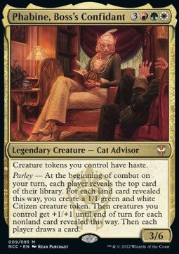 Phabine, Boss's Confidant - Commander: Streets of New Capenna (Mythic) [NCC-9]