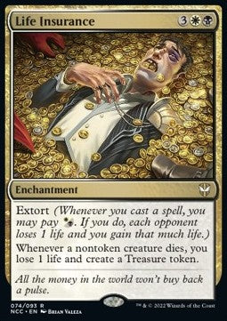 Life Insurance - Commander: Streets of New Capenna (Rare) [NCC-74]