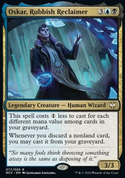 Oskar, Rubbish Reclaimer - Commander: Streets of New Capenna (Rare) [NCC-77]