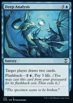 Deep Analysis - Commander: Streets of New Capenna (Common) [NCC-218]