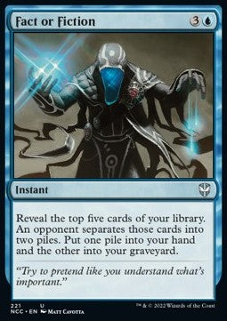 Fact or Fiction - Commander: Streets of New Capenna (Uncommon) [NCC-221]