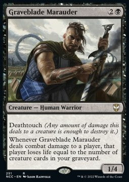 Graveblade Marauder - Commander: Streets of New Capenna (Rare) [NCC-251]