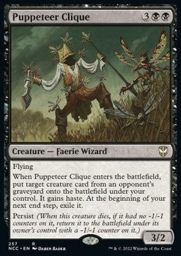 Puppeteer Clique - Commander: Streets of New Capenna (Rare) [NCC-257]