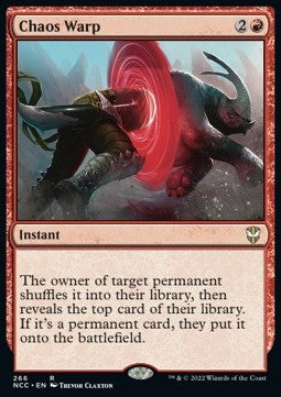 Chaos Warp - Commander: Streets of New Capenna (Rare) [NCC-266]