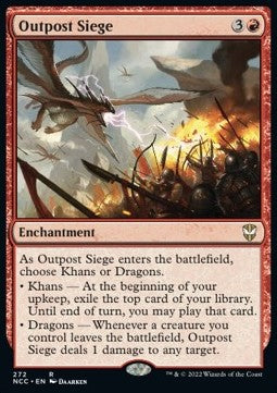 Outpost Siege - Commander: Streets of New Capenna (Rare) [NCC-272]