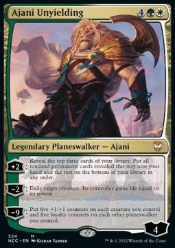 Ajani Unyielding - Commander: Streets of New Capenna (Mythic) [NCC-324]