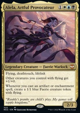 Alela, Artful Provocateur - Commander: Streets of New Capenna (Mythic) [NCC-325]