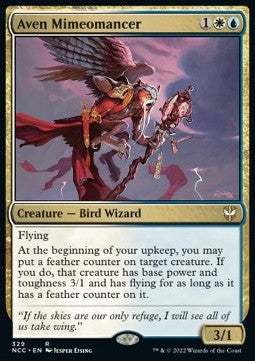 Aven Mimeomancer - Commander: Streets of New Capenna (Rare) [NCC-329]