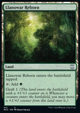 Llanowar Reborn - Commander: Streets of New Capenna (Uncommon) [NCC-413]