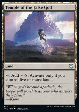 Temple of the False God - Commander: Streets of New Capenna (Uncommon) [NCC-436]